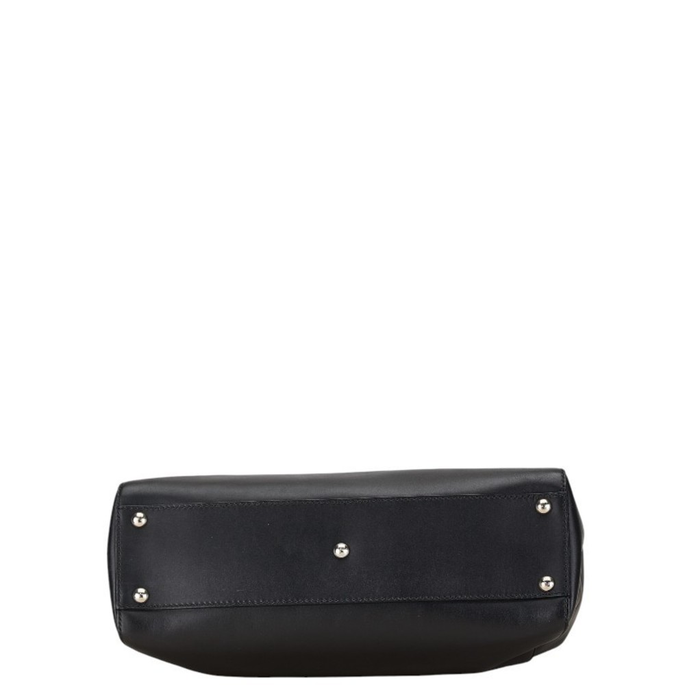 Fendi Bee Cub Bugs Python Leather Handbag Black - image 4